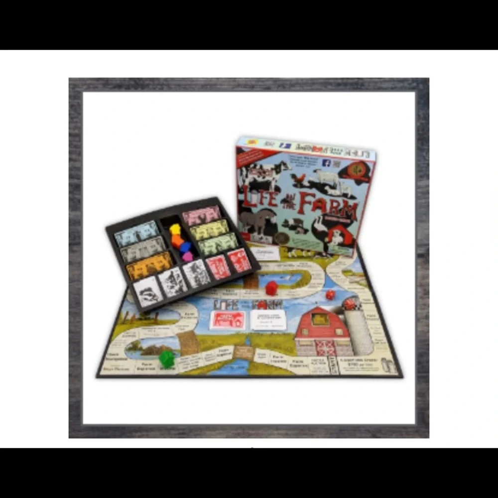 Collectible-Life on the Farm Board Game-Award Winning Game-New in Box!